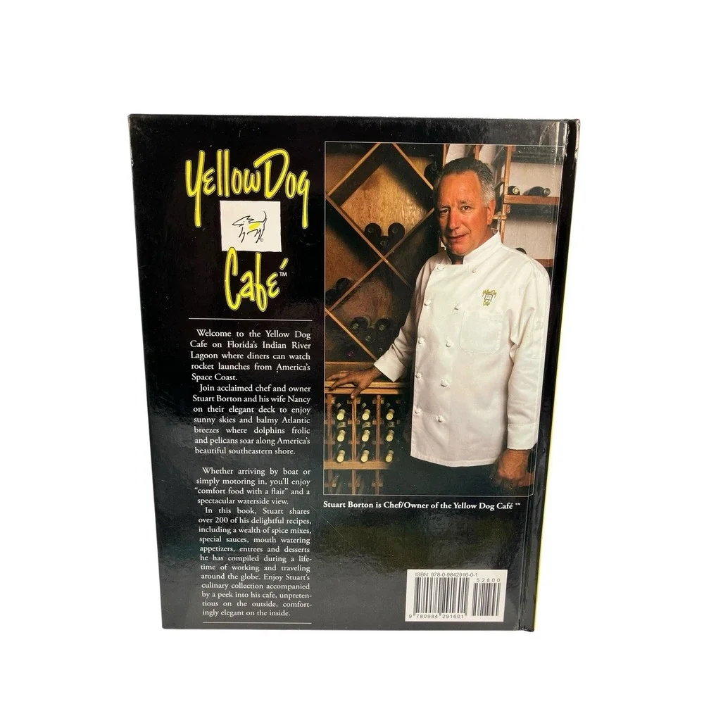 Yellow Dog Cafe Cookbook By Borton Stuart HC Signed With Photo Recipes Chef Tips